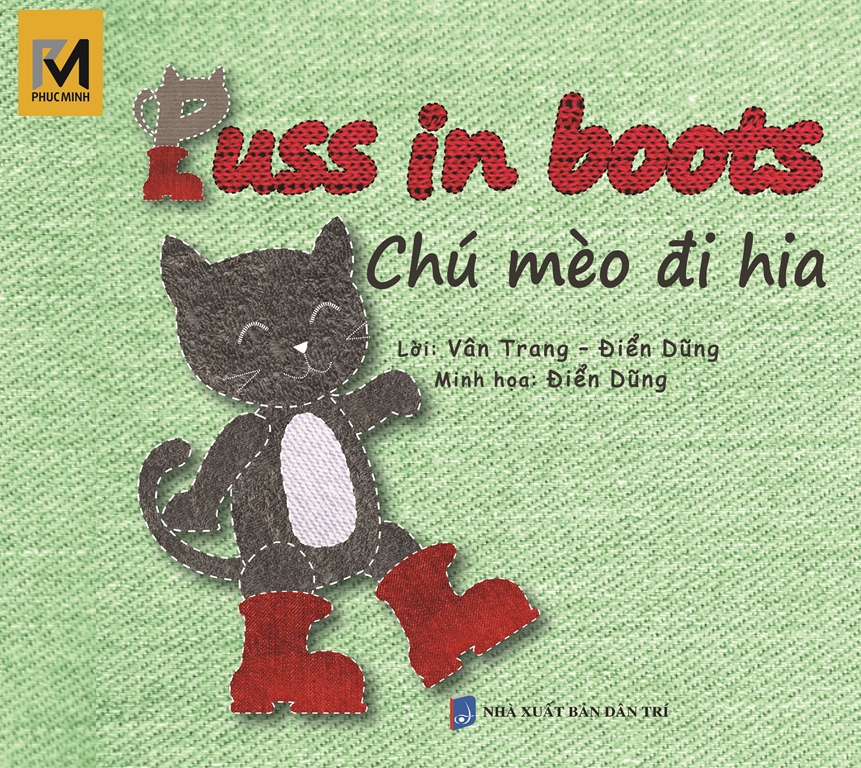 Bìa sách Chú Mèo Đi Hia - Puss In Boots (Song Ngữ Việt - Anh)